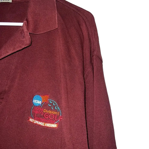 Cutter &‎ Buck Maroon NCAA Polo L - Picture 3 of 5